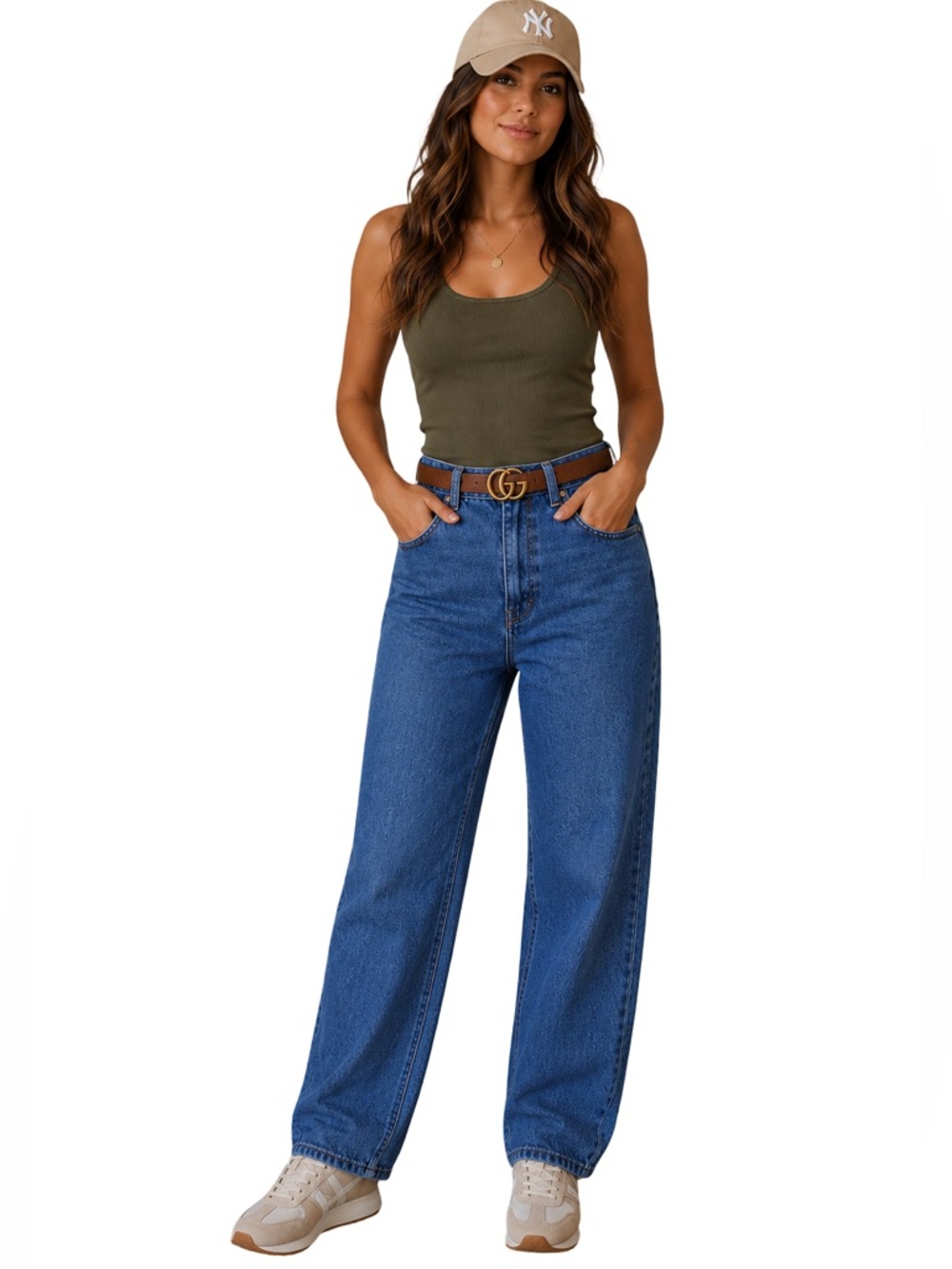 Madewell Baggy Straight Jeans Size 28 Dark Worn Indigo High Waist Rigid